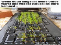 Zu lange Home Office