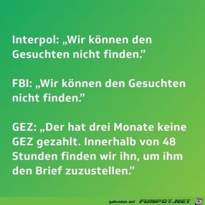Die-GEZ-findet-jeden.jpg von Brenda