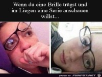 So ist das mit Brille