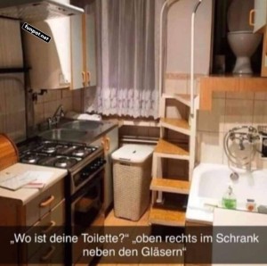 Ungewöhnliches-Badezimmerdesign-in-der-Küche.jpg auf www.funpot.net