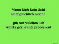 Geldglck zum Testen gesucht!