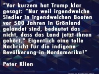 Wenn Trump Geschichte neu erz�hlt!