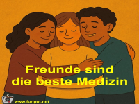 Freunde sind die beste Medizin
