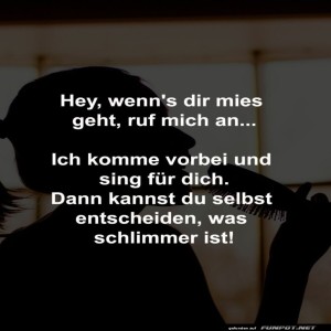 fun-Bild: Musikalische Tr&ouml;sterin mit Zweifeln