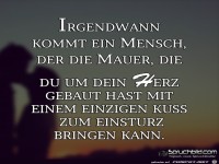 irgendwann kommt ein Mensch