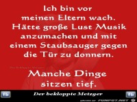 Ich bin vor meinen Eltern wach