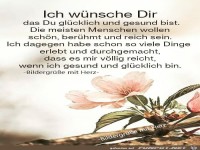 Ich w�nsche Dir, dass Du