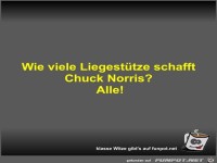 Wie viele Liegest�tze schafft Chuck Norris?