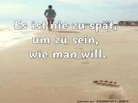 Es ist nie zu sp�t