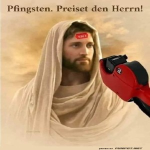 fun-Bild: Humorvolle Darstellung religiöser Szene
