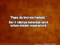 Witzige Beleidigung eines 3-J�hrigen