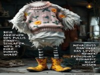 Wenn der Pulli der Schlaftablette gleicht