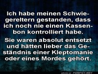 Der Schock des unkontrollierten Kassenbons
