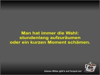 Man hat immer die Wahl