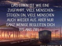 Das Leben ist eine Zugfahrt