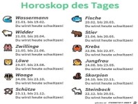 Horoskop des Tages