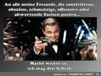 Sachen posten