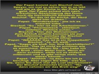 Der Papst kommt zum Bischof nach Speyer