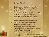 Erster Advent Gedicht