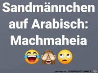 Sandm�nnchen auf arabisch