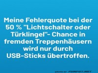 Lustige Verwechslungen im Treppenhaus