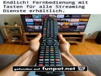 Riesenfernbedienung f�r Streaming-Dienste