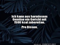 Kalorien-Kunstwerk eines Kchenchefs