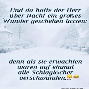 fun-Bild: Winterwunder: Schlagl&ouml;cher ad&egrave;!