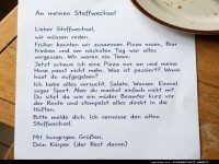 Diskussion mit dem Stoffwechsel