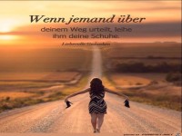 wenn jemand ueber deinem weg