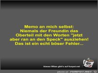 Memo an mich selbst