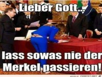 Merkel aufpassen