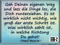 Geh deinen Weg