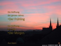 die Hoffnung des ganzen Jahres