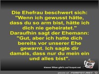 Die Ehefrau beschwert sich