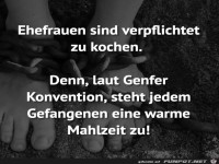 Ehefrauen m�ssen kochen