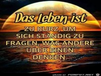 Das Leben ist zu kurz
