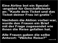 Lustige Airline-Aktion mit �berraschendem Ausgang