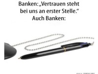 Bankenlogik: Vertrauen auf Kette!