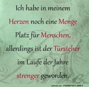 herz-Bild: Herz-Hausparty mit strengem Türsteher!