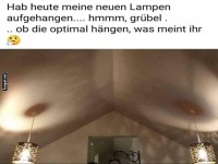 Perfekte Lampenplatzierung oder Schattenkunst?