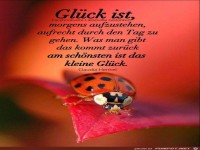 glueck ist morgens aufzustehen
