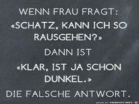 Vor dem Antworten gut �berlegen