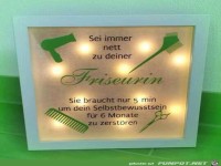 Sei nett zu deiner Friseurin