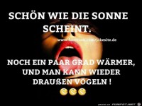 Schn wenn die Sonne scheint