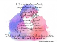 wir beide , du und ich