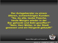 Der Anlageberater zu einem �lteren