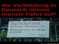 die verbloedung in deutsch