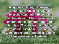 Ein iPad zum Muttertag