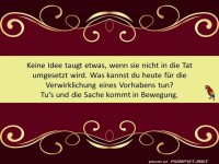 Keine Idee taugt etwas